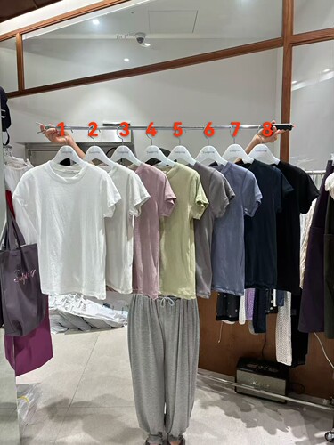 韩国东大门2026夏季新款tempting简约修身显瘦圆领纯色短袖T恤女