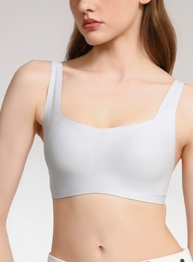 101083宽肩无钢圈一体式无痕剪裁有支撑透气文胸 多色