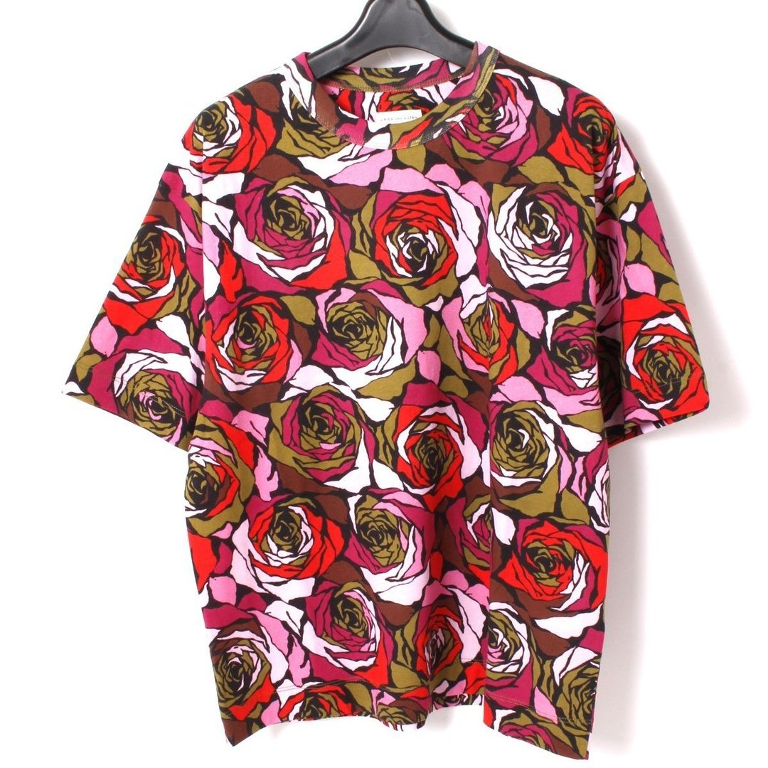 新品 dries van noten dvn  玫瑰短袖t恤