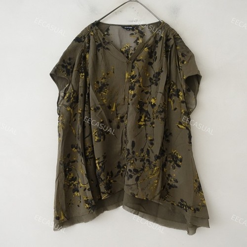 pas de calais 花卉印花罩衫衬衫女士上衣
