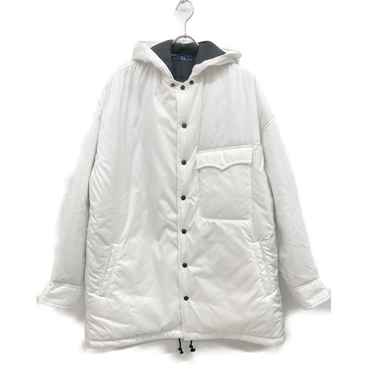 Yohji Yamamoto 山本耀司 ys 特氟龙涂层 连帽 棉衣 外套 保暖