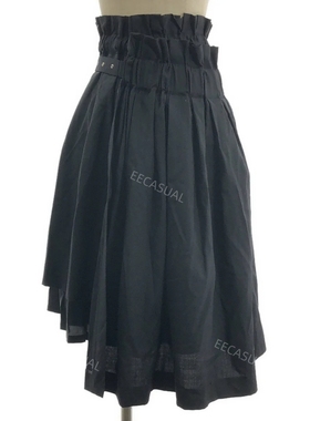 cdg Noir Kei Ninomiya 二宫启 黑色羊毛褶皱多层半身裙 18ss