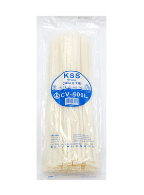 台湾KSS扎带8*500自锁式尼龙扎线带CV-500L 凯士士品牌电线束线带