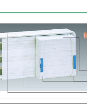 A1244 A1245雷普母线盖12-30*5 12-30*10盖板LP-PVC5*30（高*厚）