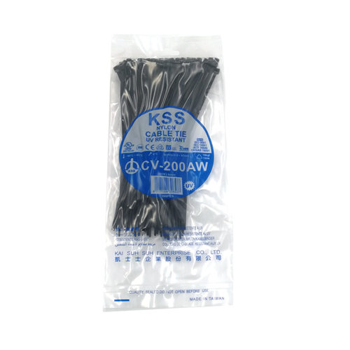 KSS耐候性尼龙扎带3.6*203抗UV扎带CV-200AW 凯士士耐高温扎线带