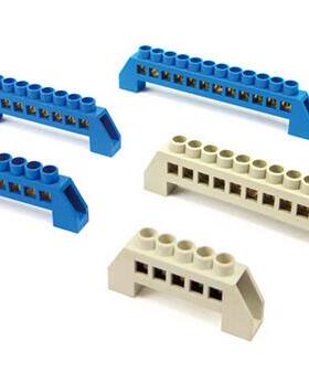 上海LEIPOLE D8*12-5K 端子排带绝缘外壳 白色