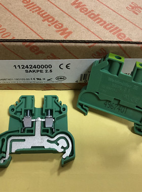 魏德米勒SAKPE2.5 接地端子经济型代用EK2.5 1124240000