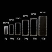 2026马年蛇龙年生肖贺岁银条收纳盒收藏透明5 100g克