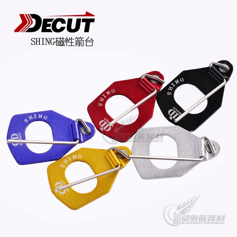 磁性箭台反曲弓箭金属decut射箭器材箭台瞄准响片侧垫sf唐宗适用