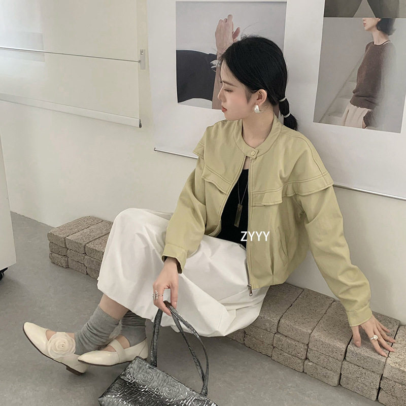 巨好看漂亮皮衣外套女款2026夏季新品百搭帅气韩版短款PU皮夹克