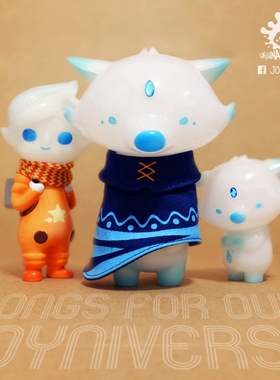 潮玩 | OKLUNA JOBI FOX 狐狸宇航员 三只套装  SSF 香港设计师