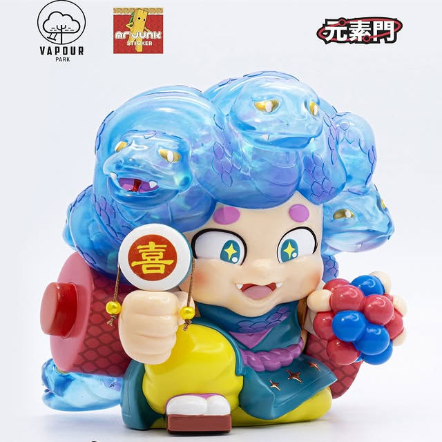 Xcl Toys | 现货 VAPOUR PARK 元素門 喜太一 潮玩手办 sofubi