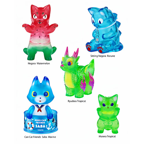 sofubi | 小夏屋 konatsuya 猫吉拉 龙之子 罐头猫 坐姿猫 现货