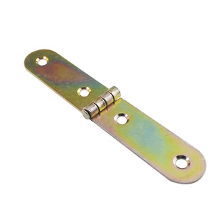 铁镀彩翻板合页加长加厚平板合页铁镀锌桌面铰链木箱合页柜子折叠