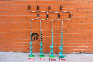 折叠手摇冰钻12cm14cm16cm18cm手摇冰钻冬钓冰钓