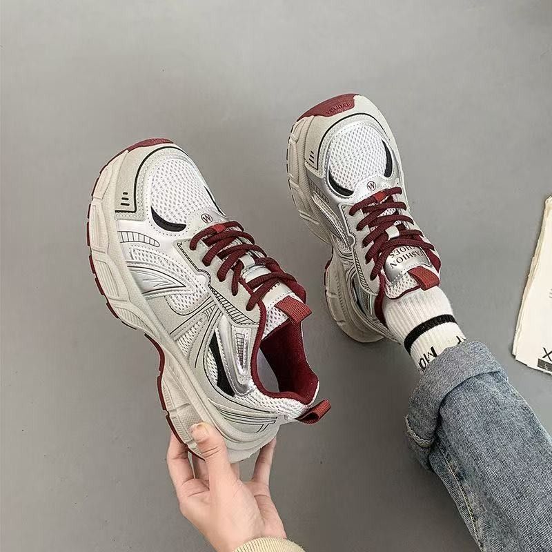 特价厚底老爹鞋女2025新款秋季百搭增高休闲户外运动女鞋