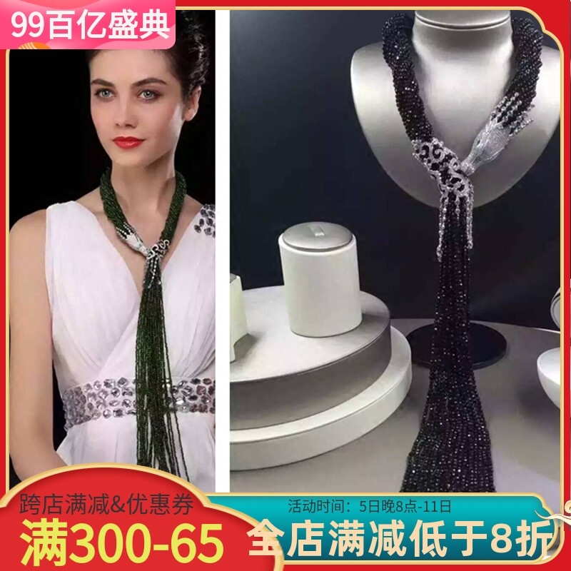 DIY首饰 镀金微镶项链流苏配件挂件 高端大气插扣龙头 龙扣