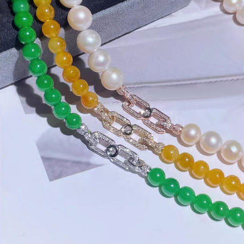 diy手链项链单排连接扣配件