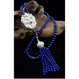 Натуральная подвеска с цирконом из жемчуга с кисточками, микроинкрустация