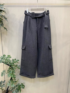 女裤 百搭休闲显瘦羊毛加厚休闲工装 6123 时尚 瑞瑞欧货2025冬新款