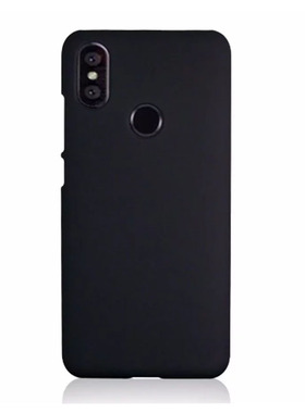 适用 小米6X细磨砂半包硬壳 白色微磨砂防指纹塑胶散热好手机壳