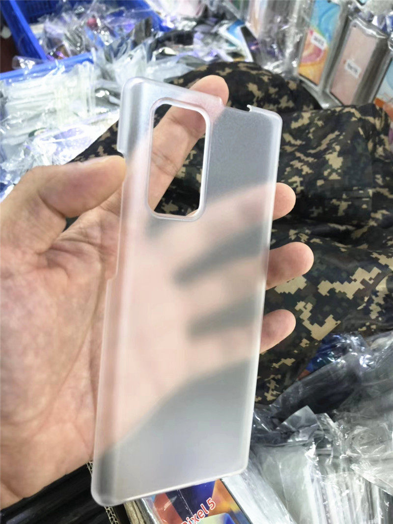 适用 LG WING手机套wing保护套pc磨砂硬手机壳透明保护PC壳套黑色