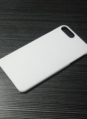 适用iPhone7plus手机壳磨砂白色半包硬壳苹果8plus散热薄手女男