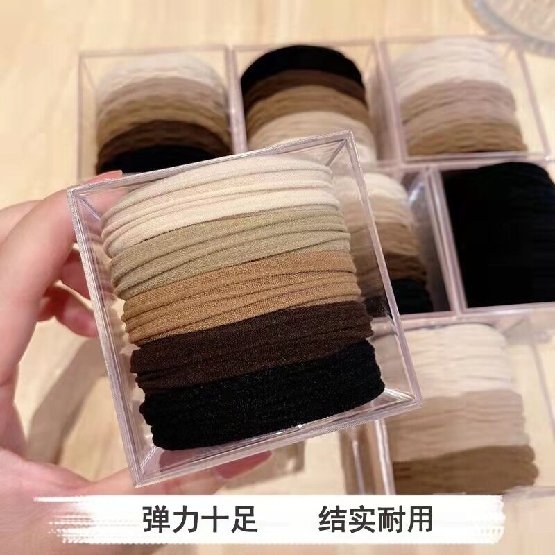 5根盒装~耐用不伤发皮筋