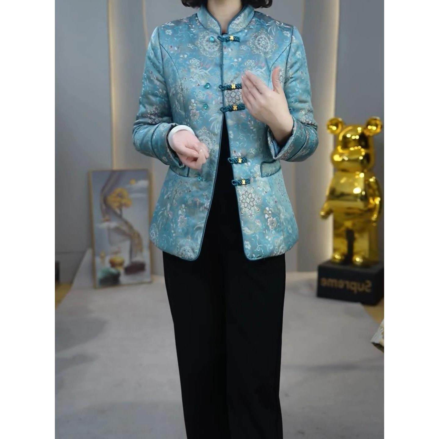 加厚保暖蓄热棉国风外套女2025冬季新款显瘦保暖气质大码棉服棉衣,女装/女士精品,棉衣/棉服,淘宝优惠券,粉丝福利购,淘宝优惠卷