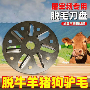 肉皮刮刀刮猪毛刀不锈钢刨猪毛神器商用剃毛刀刮猪脱毛刀脱毛神器