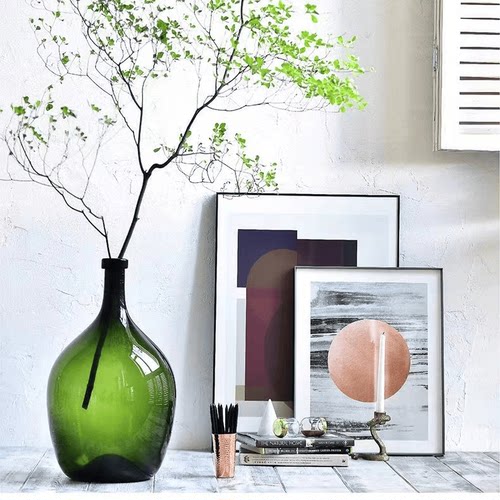 马醉木小口水培落地手工吊钟北欧