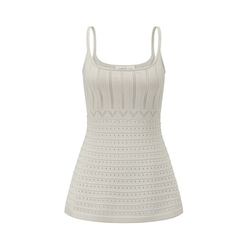 SWAYING/KNIT 镂空纹理吊带背心 SW26PF1T01