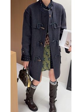 JOURNAL RECORD 单面呢长大衣 JWHBAD110239