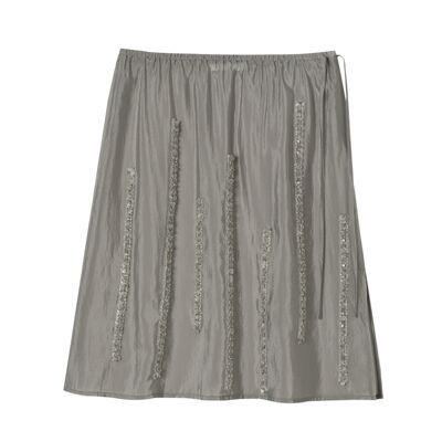 UHOO WU手工钉珠半裙