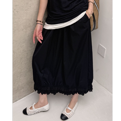 FIFIOOMI 花苞蕾丝边半裙 FI26SS005B