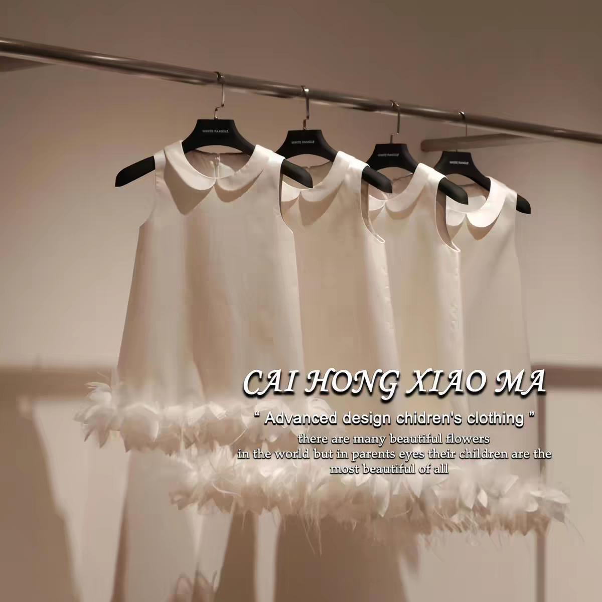 花瓣宝宝公主裙无袖生日礼服裙潮图片