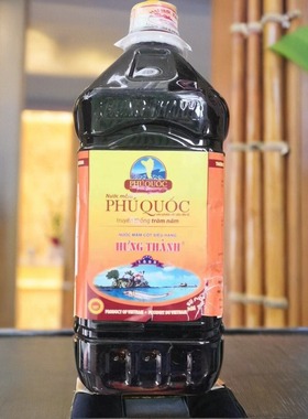 越南富国鱼露nuoc mam phu quoc 4L大桶装餐厅用香浓25-30度鱼露