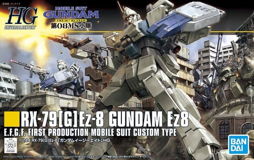 现货 万代 HGUC 1/144 EZ-8 RX79G 空降背包 08小队 高达拼装模型