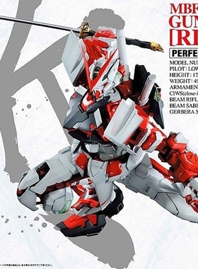 万代 PG 1/60 高达SEED Astrsy 红色异端 红色迷惘 高达拼装模型