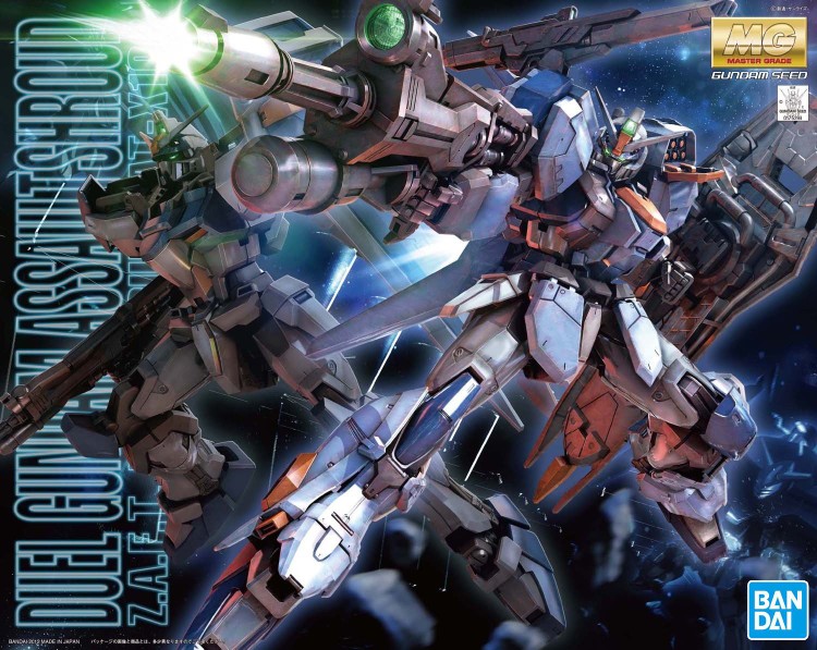 万代 1/100 MG Duel Assaultshroud 全装备决斗高达 拼装模型现货