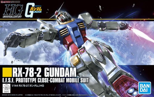 现货 万代 1/144 HGUC 191 RX-78-2 元祖高达 新生版 拼装模型