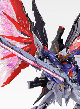 现货 万代 2020会场限定 MB魂限 命运高达带光翼 魂红版 成品模型