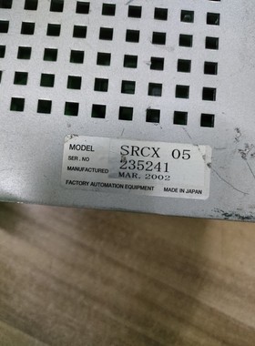 日本进口 SRCX 伺服驱动器 SRCX05 测试包好 现货直拍