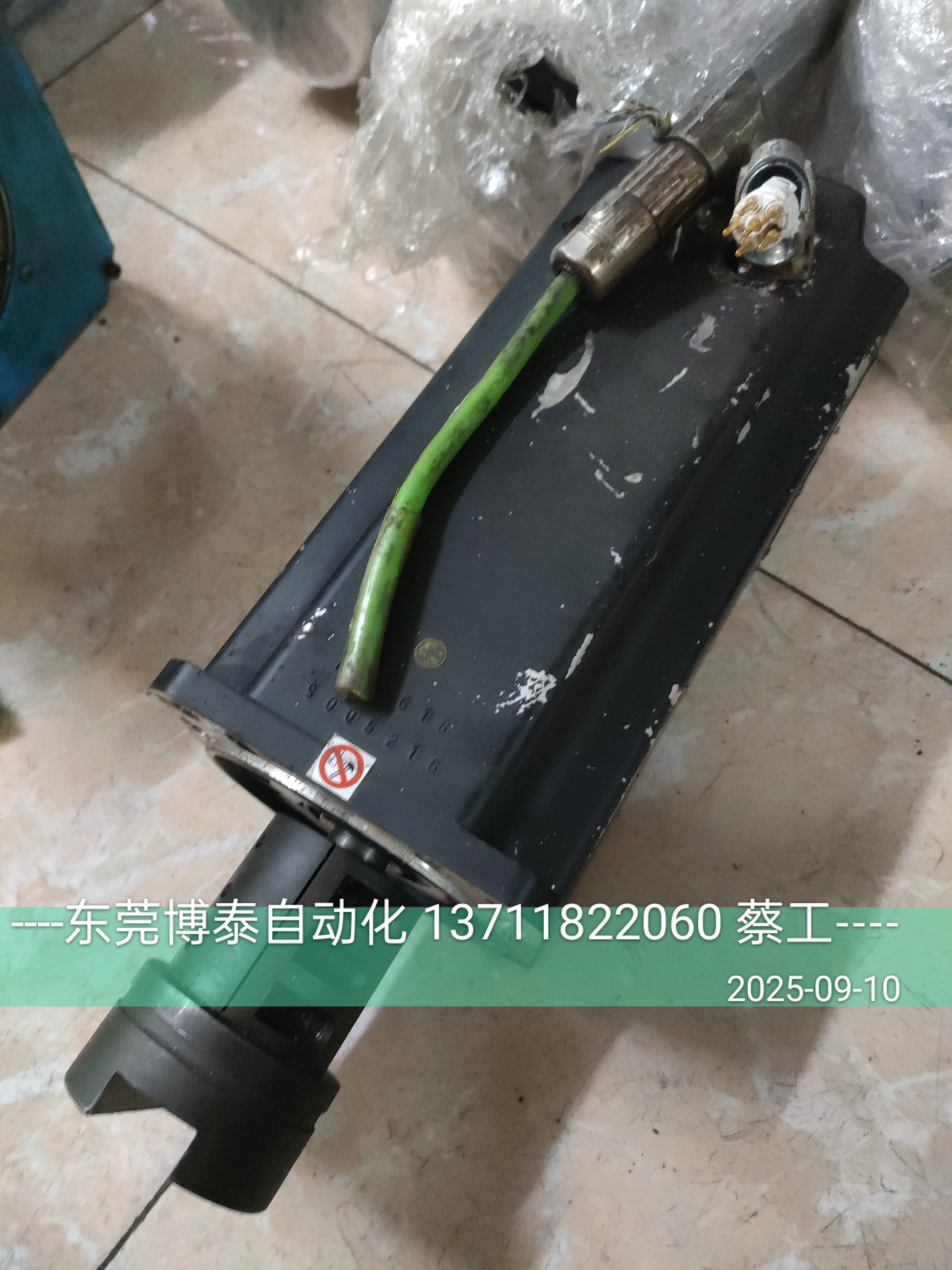 菲仕伺服电机 接头断 U30720A.15.3B带刹车ECI13193262S12-78