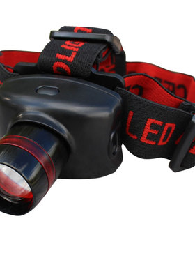 包邮 营地钓鱼灯 160流明LED泡 伸缩Q5CREE 强光头灯 强弱光闪3档