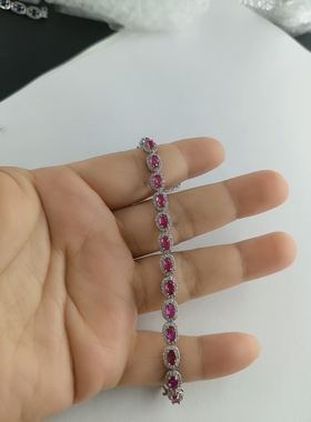 2025新款红水晶手链轻奢精致水滴形奢华手链送老婆女友闺蜜爆款镯