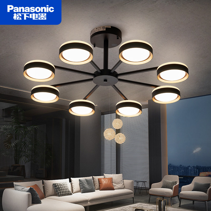 松下客厅吊灯2021年新款适影简约现代大厅卧室餐厅饭厅三头餐吊灯