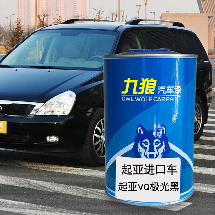 九狼汽车漆起成品亚漆原车漆vq极光黑ray ev白色亮银色嘉华亮银色