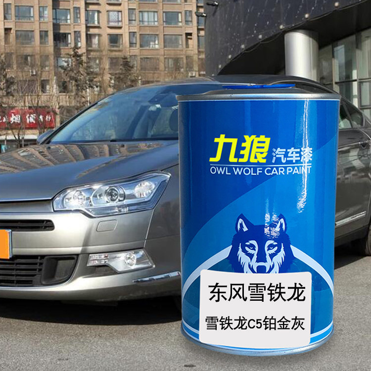 九狼雪漆铁龙c4l皓月灰水晶银汽车翻新改色成品漆雨林棕c5铂金灰