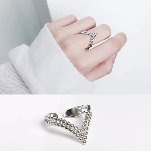 Ретро безразмерное дизайнерское кольцо, серебро 925 пробы